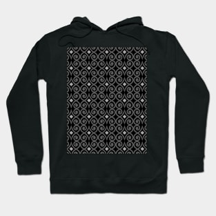 vector spiral tiles pattern Hoodie